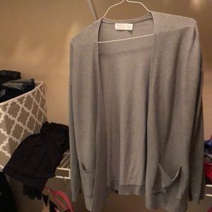 XL grey cardigan